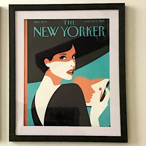 The New Yorker framed magazine: June 6 & 13, 2016, "Page Turner", Makila Favre - Picture 1 of 1